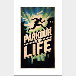 Parkour for life Posters and Art